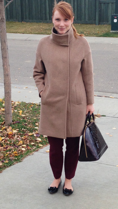 Max mara funnel hot sale neck coat