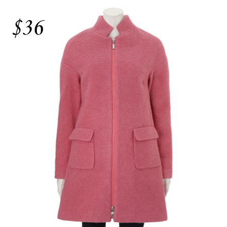 Amaryllis Pink Wool coat