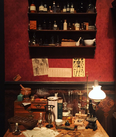 Sherlock's desk