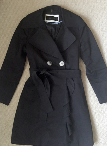 Elie Tahari trench ($20)