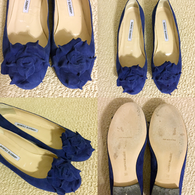 blue suede shoes 