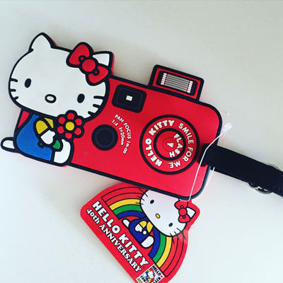 Hello Kitty luggage tag ($3)