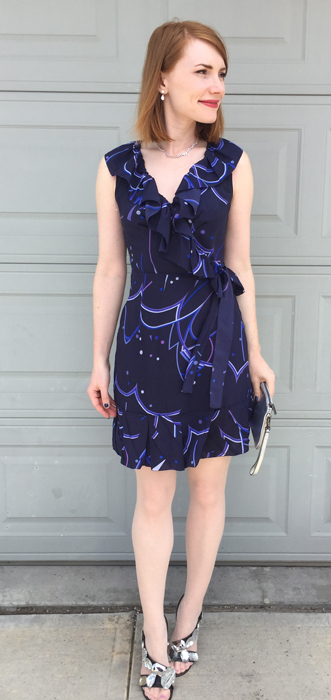 Dress, Prada (thrifted); shoes, Marc Jacobs (thrifted); bag, Rebecca Minkoff