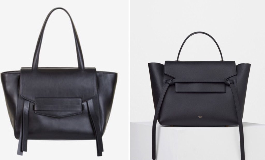 Left: BCBG; right: Celine