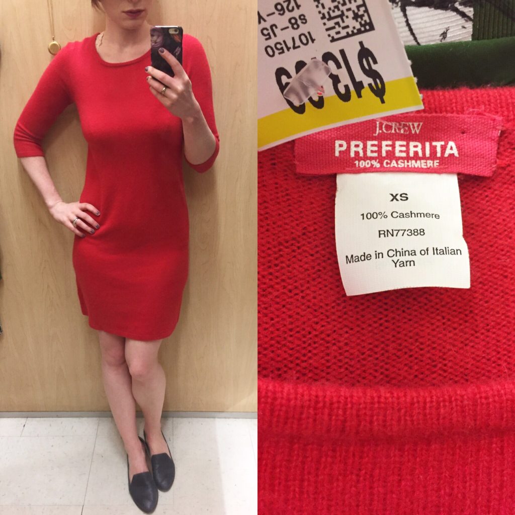 J. Crew sweater dress