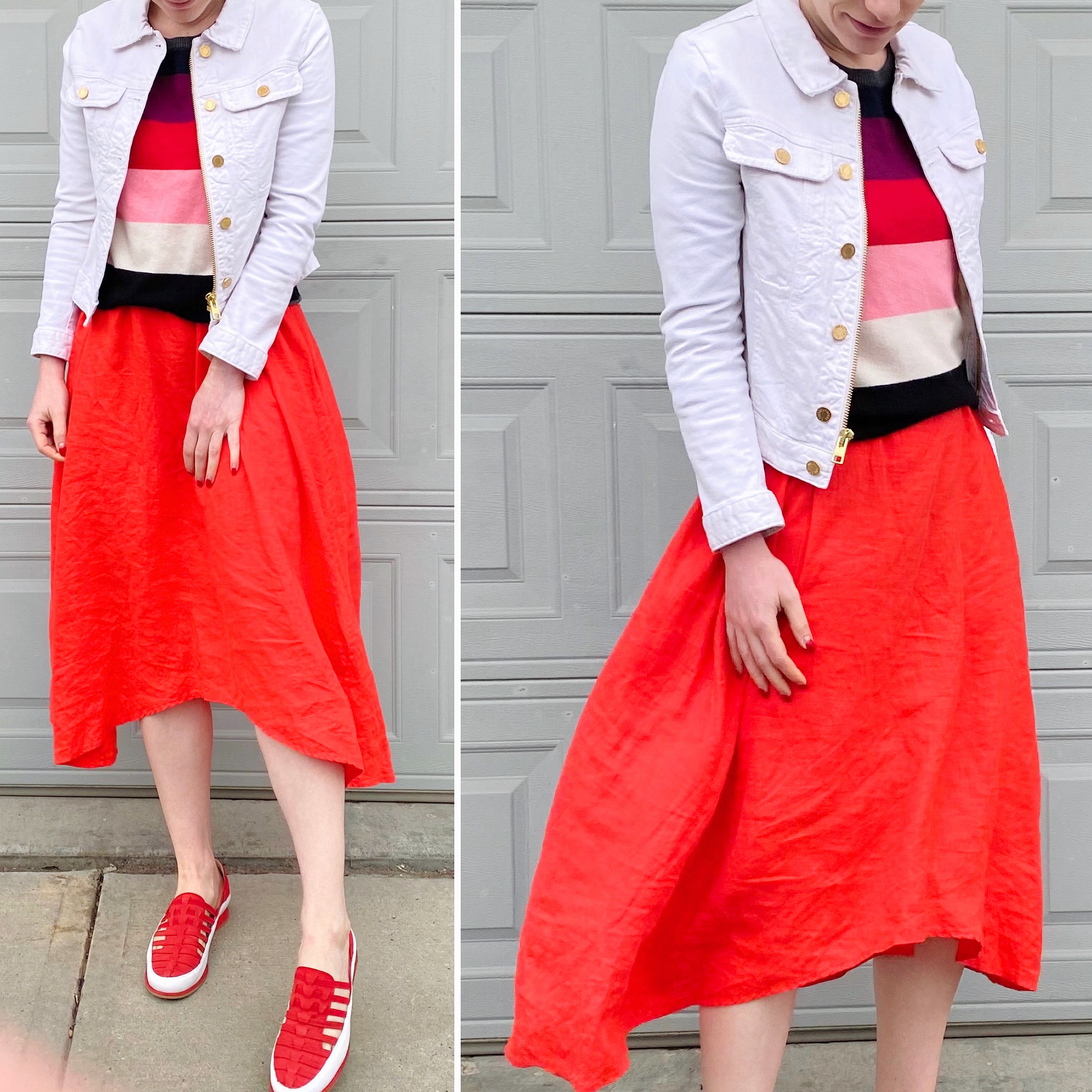 What I Wore: Beginning of May – Blue Collar Red Lipstick
